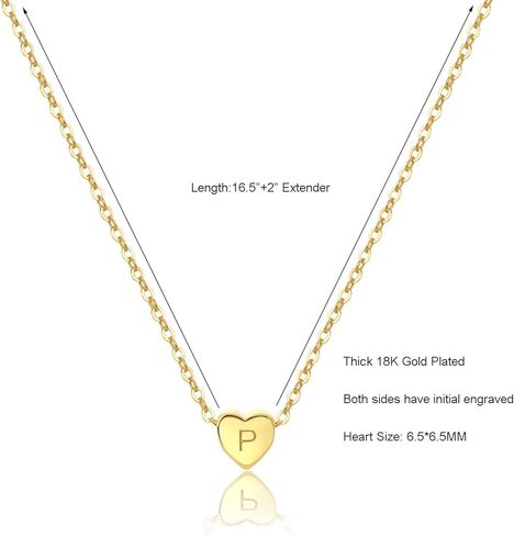 Tiny Gold Heart Choker Necklace,Dainty Cute Initial Heart Pendant Necklace,Rose Necklace,Layered Heart Necklaces for Women,Christmas Gift in Saudi Arabia