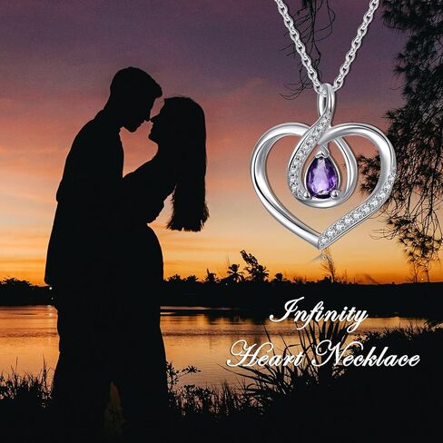 Daughter Necklace from Dad Mom Grandmother 925 Sterling Silver Rose Flower Forever Love Heart Pendant Necklace Embellished with Crystals from Austria Crystal Jewelry Daughter Gifts in Saudi Arabia