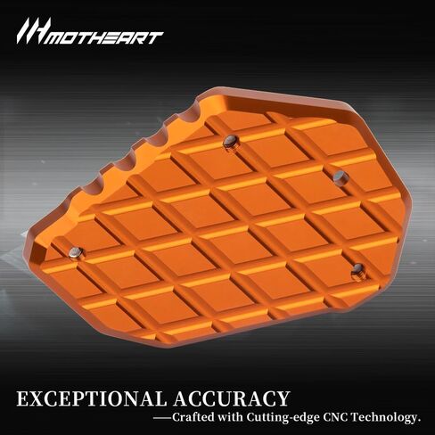 لوحة قدم مسند للدراجة النارية لـ 690ENDURO R 2019-2024 حامل جانبي وسادة مضادة للانزلاق شديدة التحمل وخفيفة الوزن من الألومنيوم 690 إندورو r (أسود وبرتقالي) in Kuwait