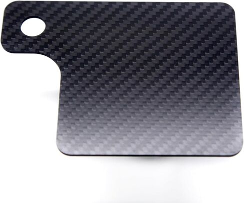 Carbon Fiber Universal Motorcycle Inspection Tag Sticker Renewal License Plate 3.5 * 3.5 inch in Saudi Arabia