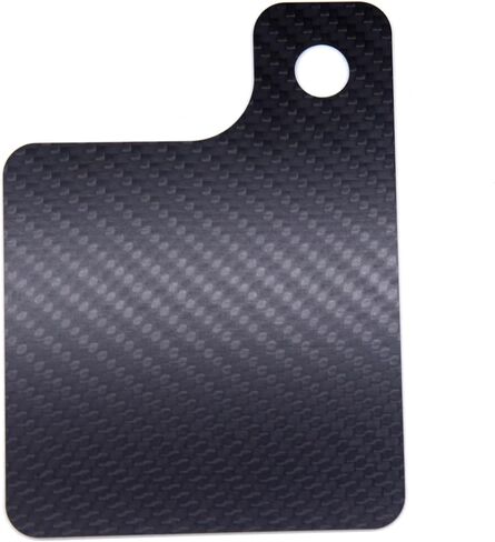 Carbon Fiber Universal Motorcycle Inspection Tag Sticker Renewal License Plate 3.5 * 3.5 inch in Saudi Arabia