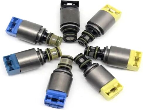 OEM ZF 6HP19 6HP26 الملف اللولبي عدة صمام الملف اللولبي انتقال 7 قطعة/المجموعة 1068298044 متوافق مع BMW 128i X5 X4 متوافق مع أودي S4-S8 A4 in Saudi Arabia