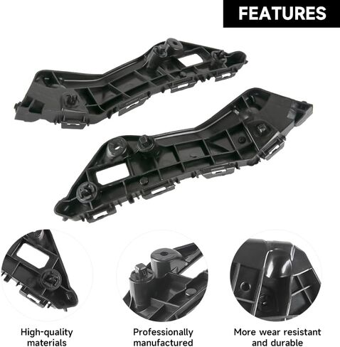 زوج واحد من دعامة المصد الأمامي للجانب الأيسر والأيمن - متوافق مع Toyota RAV4 2.5L L4 - كهربائي/غاز، 2.5L L4 - غاز 2016-2018 - استبدال الجزء 52535-0R080، 52536-0R060 in Kuwait