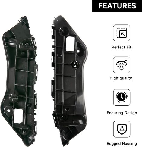 زوج واحد من دعامة المصد الأمامي للجانب الأيسر والأيمن - متوافق مع Toyota RAV4 2.5L L4 - كهربائي/غاز، 2.5L L4 - غاز 2016-2018 - استبدال الجزء 52535-0R080، 52536-0R060 in Kuwait