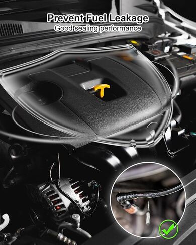 12618337 أنبوب تغذية الوقود المتوسط ​​مناسب لـ GMC Savana 2500 2018-2021 GMC Sierra 1500 Yukon 2014-2020، مضخة الضغط العالي لخط الوقود السكك الحديدية استبدال 12677004 in Kuwait
