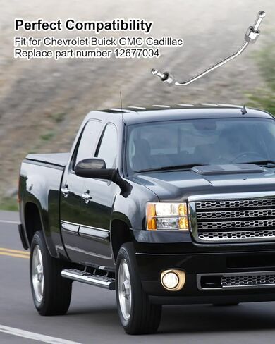12618337 أنبوب تغذية الوقود المتوسط ​​مناسب لـ GMC Savana 2500 2018-2021 GMC Sierra 1500 Yukon 2014-2020، مضخة الضغط العالي لخط الوقود السكك الحديدية استبدال 12677004 in Kuwait