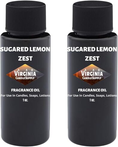 Sugared Lemon Zest Type Fragrance Oil (Our Version of The Brand Name) (2 oz Bottle) for Candle Making, Soap Making, Tart Making, Room Sprays, Lotions, Car Fresheners, Slime, Bath Bombs, Warmers in Saudi Arabia