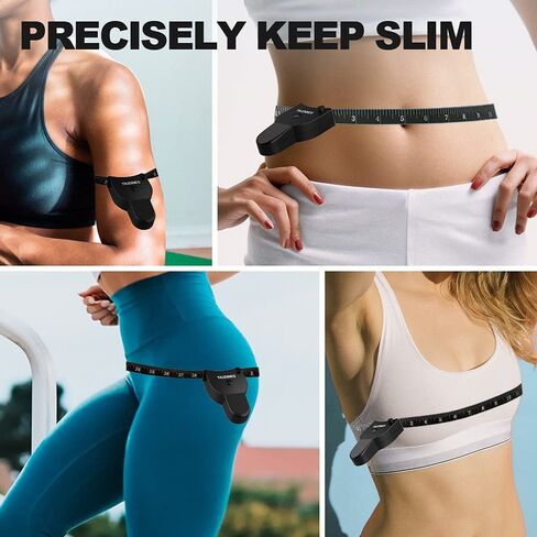 Tape Measure 3+1 Pack Body Measuring Tape 60inch (150cm), Lock Pin and Push-Button Retract, Ergonomic and Portable Design, Accurate Measuring Tape for Body Measurement and Weight Loss White in Saudi Arabia