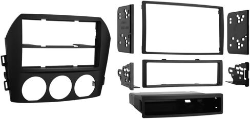 مجموعة تركيب Metra 99-7506 Single DIN/Double DIN لمركبات Mazda Miata MX-5 2006-2008 (أسود) in Saudi Arabia