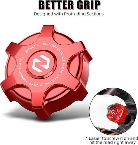 NICECNC Gas Fuel Cap Aluminum Alloy Compatible with Can Am Maverick X3 4x4 Turbo DPS 2018 2019 2020, Maverick X3 4x4 XMR/XRC Turbo DPS 2018 2019 2020 2021, Maverick X3 Max R 4x4 Turbo DPS 2017-2019 in Saudi Arabia