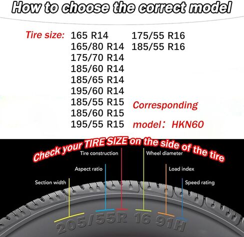 Car Snow Chains, Auto-Fixing Tire Chains for Cadillac Escalade-V SUV 2023-2025, Quick Fit Portable Reusable Universal Emergency Traction Chains Set of 2,HKN120 in Saudi Arabia