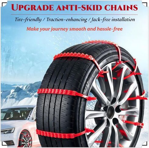 Car Snow Tire Chains for Honda Nc700 Nc700x NC 700 / S/X Integra,Portable Non-Slip Tyre Emergency Straps,Adjustable Anti Skid Tire Chains,Reusable Anti Snow Chains,Automotive,Twenty Pieces in Saudi Arabia