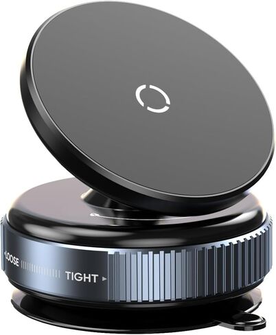 PRIMEWAVE 360° Magnetic Car Phone Holder – Universal Dashboard & Air Vent Mount | Strong Magnet Grip, Compact Design, Anti-Slip Base | Compatible with iPhone, Samsung, GPS Devices in Saudi Arabia
