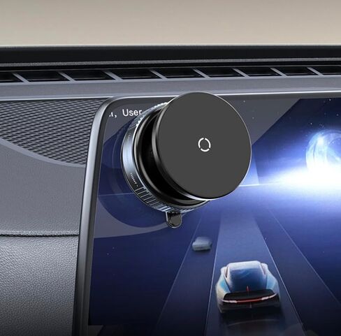 PRIMEWAVE 360° Magnetic Car Phone Holder – Universal Dashboard & Air Vent Mount | Strong Magnet Grip, Compact Design, Anti-Slip Base | Compatible with iPhone, Samsung, GPS Devices in Saudi Arabia