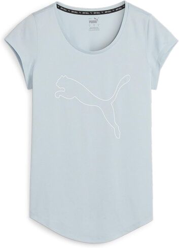 PUMA Women's Performance Cat Tee, Turquoise Surf Heather in Kuwait