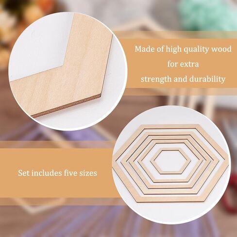 BENECREAT 7 Sizes Wooden Cloud Outline, Cloud Macrame Frame Wood Hoop Rings Macrame Art Frame Weaving Macrame for DIY Craft Making Home Wall Hanging Wreath Decoration, 3.5mm Thick in Saudi Arabia