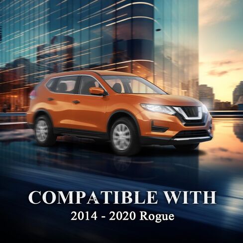 CHEDA Fender Flares Set Front 2Pcs Textured Compatible with Nissan Rogue 2014 2015 2016 2017 2018 2019 2020 in Saudi Arabia