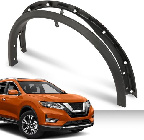 CHEDA Fender Flares Set Front 2Pcs Textured Compatible with Nissan Rogue 2014 2015 2016 2017 2018 2019 2020 in Saudi Arabia