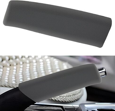 Car Handbrake Cover - Silicone Comfortable Handle Grip Cover Car Parking Brake Lever Decorative Protector - Universal Anti-Slip Brake Grip Sleeve for Cars, Trucks, SUVs (Red) in Saudi Arabia