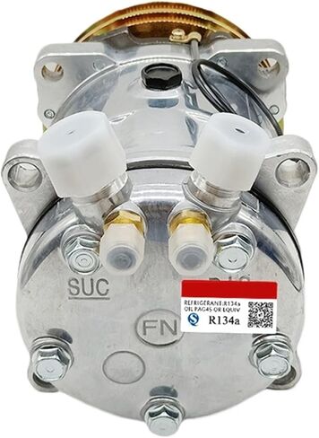 مكيف الهواء ضاغط مكيف الهواء، متوافق مع Sanden 508 SD508 5h14، جرار حفارة شاحنة ثقيلة 12V / 24V 2 Groove V Blet Pulley (12V R12) in Saudi Arabia