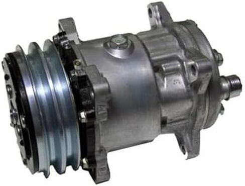 ضاغط تيار متردد SD508/SD5H14 متوافق مع الجرارات - مضخة تكييف بديلة 6670 6680 72239750 4537 6634 4269 526347 1401136 S6634 C508PF3 مع قابض (12VO) in Kuwait
