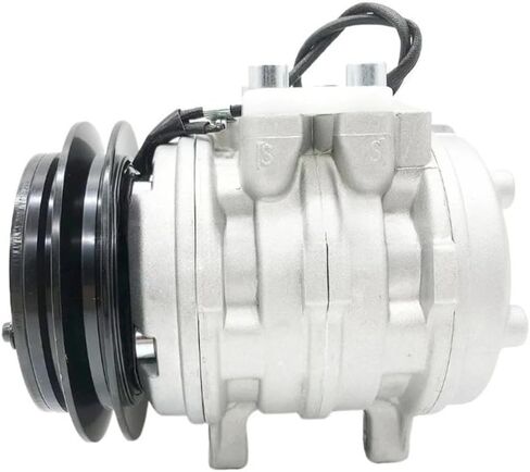 ضاغط تيار متردد 10P08E - متوافق مع جرار Kubota M8200 M9000 U35-S2 DT-HSTC - نوع 12V PV1 - يستبدل OEM 4472007443 447200-7443 - مضخة تكييف هواء شديدة التحمل in Kuwait