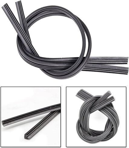Cars Wiper Strip,2pcs Boneless Frameless Rubber Car Wiper Refill Strips Windscreen 26'' Windshield Car Accessories in Saudi Arabia