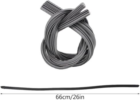 Cars Wiper Strip,2pcs Boneless Frameless Rubber Car Wiper Refill Strips Windscreen 26'' Windshield Car Accessories in Saudi Arabia