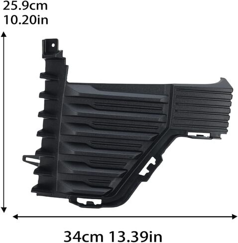 غطاء المصد الأمامي الجديد الأيمن مجاري الهواء يناسب تشيفي سيلفرادو 1500 2022 2023 2024 استبدال 85594106 GM1039292 جانب الركاب باللون الأسود غير اللامع in Kuwait