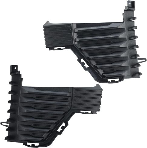 غطاء المصد الأمامي الجديد الأيمن مجاري الهواء يناسب تشيفي سيلفرادو 1500 2022 2023 2024 استبدال 85594106 GM1039292 جانب الركاب باللون الأسود غير اللامع in Kuwait