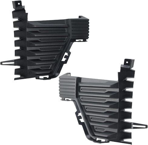 غطاء المصد الأمامي الجديد الأيمن مجاري الهواء يناسب تشيفي سيلفرادو 1500 2022 2023 2024 استبدال 85594106 GM1039292 جانب الركاب باللون الأسود غير اللامع in Kuwait