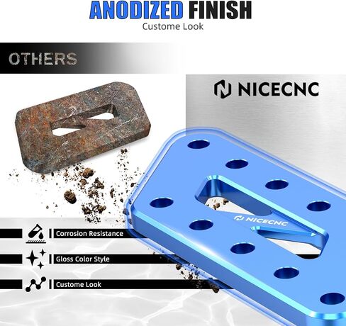 NICECNC Black Passenger Foot Peg Relocation Brackets Aluminum Compatible with Suzuki DR650 1996-2024 in Saudi Arabia