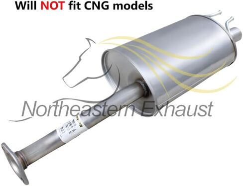 كاتم صوت عادم من الفولاذ المقاوم للصدأ من Northeast يناسب 2012-2015 Honda Civic 1.5L 1.8L-يشمل الحشية in Saudi Arabia