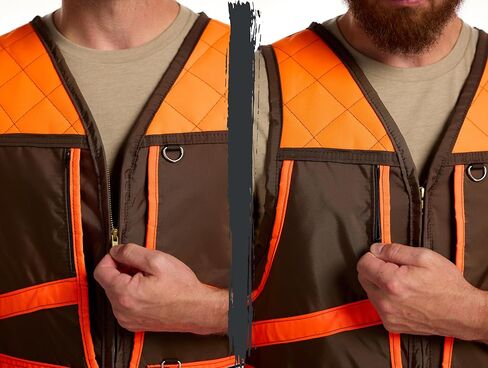 DAN'S Hunting Gear, LLC Briar Proof Frontloading Game Vest, Made in U.S.A. in Kuwait