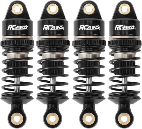 مجموعة صدمات RCAWD RC لسيارة Losi 1/12 RC Racecar على الطريق، أجزاء مثبط ممتص الصدمات الأمامي والخلفي من الألومنيوم والتيتانيوم in Kuwait