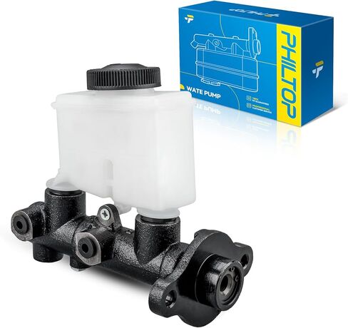 PHILTOP Brake Master Cylinder Assembly with Reversior Replacement for Mazda B2200 1987-1993, Mazda B2000 1986-1987, Mazda B2600 1990-1993, Heavy Duty Cast Iron Construction, Exact OEM Replacement in Saudi Arabia