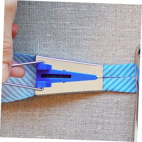 Angoily Bias Tape Maker Tool for Fabric DIY Binding for Quilting Easy to Use Durable Sewing Accessories for Creating Fabric Accents and Borders in Saudi Arabia