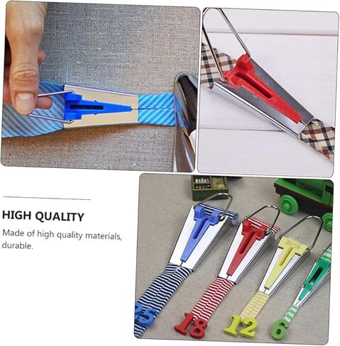 Gadpiparty 9pcs Bias Tape Maker Tool for Fabric Binding Includes and Quilting Supplies for Quick and Professional Bias Tape Creation in Saudi Arabia
