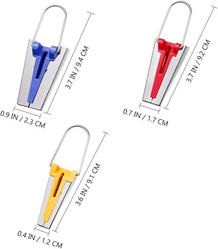 Gadpiparty 9pcs Bias Tape Maker Tool for Fabric Binding Includes and Quilting Supplies for Quick and Professional Bias Tape Creation in Saudi Arabia