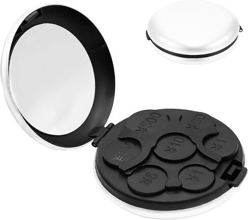 Japanese Coin Organizer Set, 7 Slots Yen Coin Dispenser with Mirror in Saudi Arabia