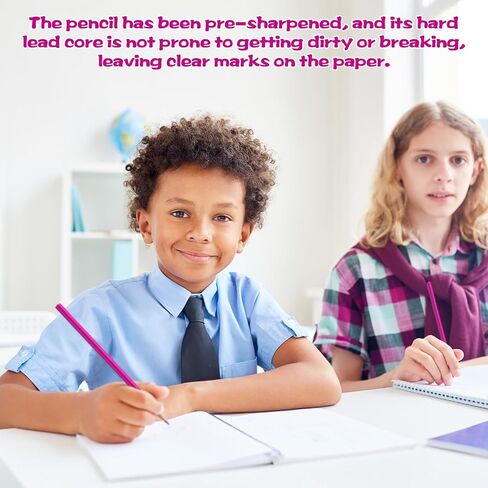 36 قطعة من أقلام الرصاص الملونة باللون الأحمر، مجموعة أقلام رصاص فنية خشبية احترافية تم شحذها مسبقًا للفنانين | لوازم رسم ممتازة للرسم (أحمر) in Kuwait