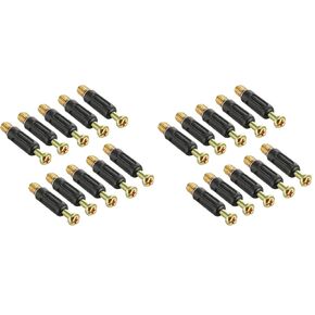 تركيبات توصيل الأثاث من Uxcell مسامير ضياء 6 مم بطول 35 مم ومثبت بلاستيكي مغطى 10 قطع in Kuwait