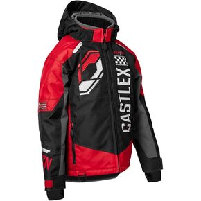 Castle X Youth Strike G5 Jacket (Red/Black/Silver - Large) in Kuwait