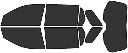 Rvinyl Window Tint Kit Compatible with GMC Terrain 2010-2017 - Black 20% - Single Ply No Bubble Film - Do it Yourself Vehicle Front Precut Kit in Saudi Arabia
