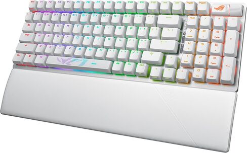 ASUS ROG Strix Scope II 96 Wireless Gaming Keyboard, Tri-Mode Connection, Dampening Foam & Switch-Dampening Pads, Hot-Swappable Pre-lubed ROG NX Storm Switches, PBT Keycaps, RGB-Black in Kuwait