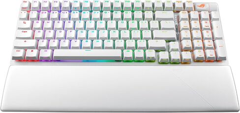 ASUS ROG Strix Scope II 96 Wireless Gaming Keyboard, Tri-Mode Connection, Dampening Foam & Switch-Dampening Pads, Hot-Swappable Pre-lubed ROG NX Storm Switches, PBT Keycaps, RGB-Black in Kuwait