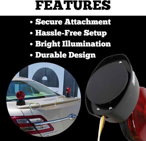 Roadmaster 2120 Universal Economy Magnetic Tow Light Kit | Fits All Vehicles | No Splicing Required for Installation | Versatile Use | Secure Attachment | Durable Construction in Saudi Arabia