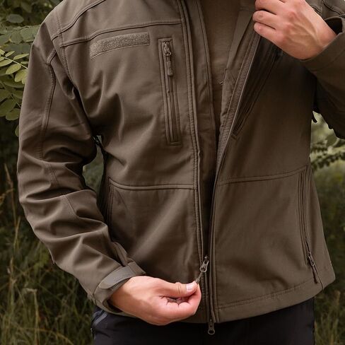 Mil-Tec Men's Softshell Jacket SCU 14 Dark Coyote in Saudi Arabia