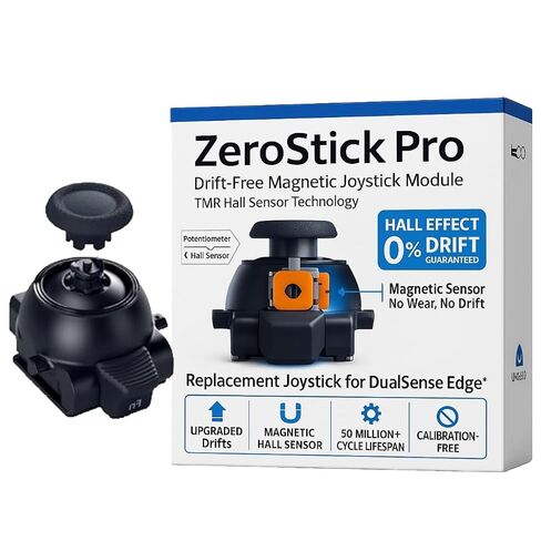 Pro Custom TMR Hall Effect Joystick Module Compatible with PS5 DualSense Edge Drift Free Magnetic Stick Replacement High Precision Long Life Design 1x in Saudi Arabia