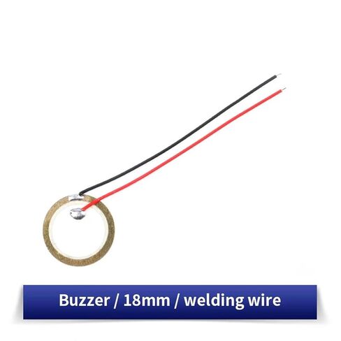 10 Pcs Piezoelectric Piezo Ceramic Wafer Plate Dia 12mm 15mm 18mm 20mm 27mm 35mm 50mm for Buzzer Loudspeaker(Wire-20mm-10PCS) in Saudi Arabia